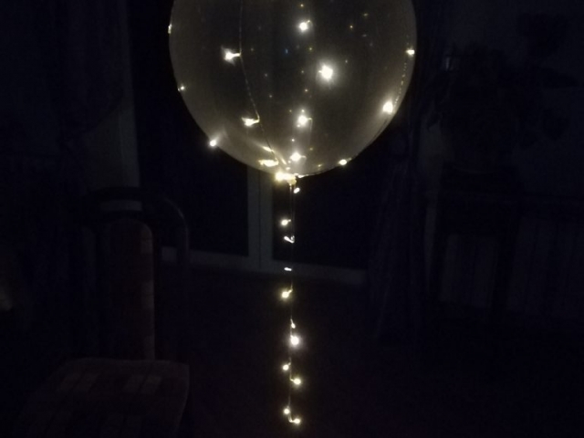 Balon LEDowy z helem