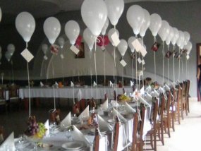 Balony z helem na wesele