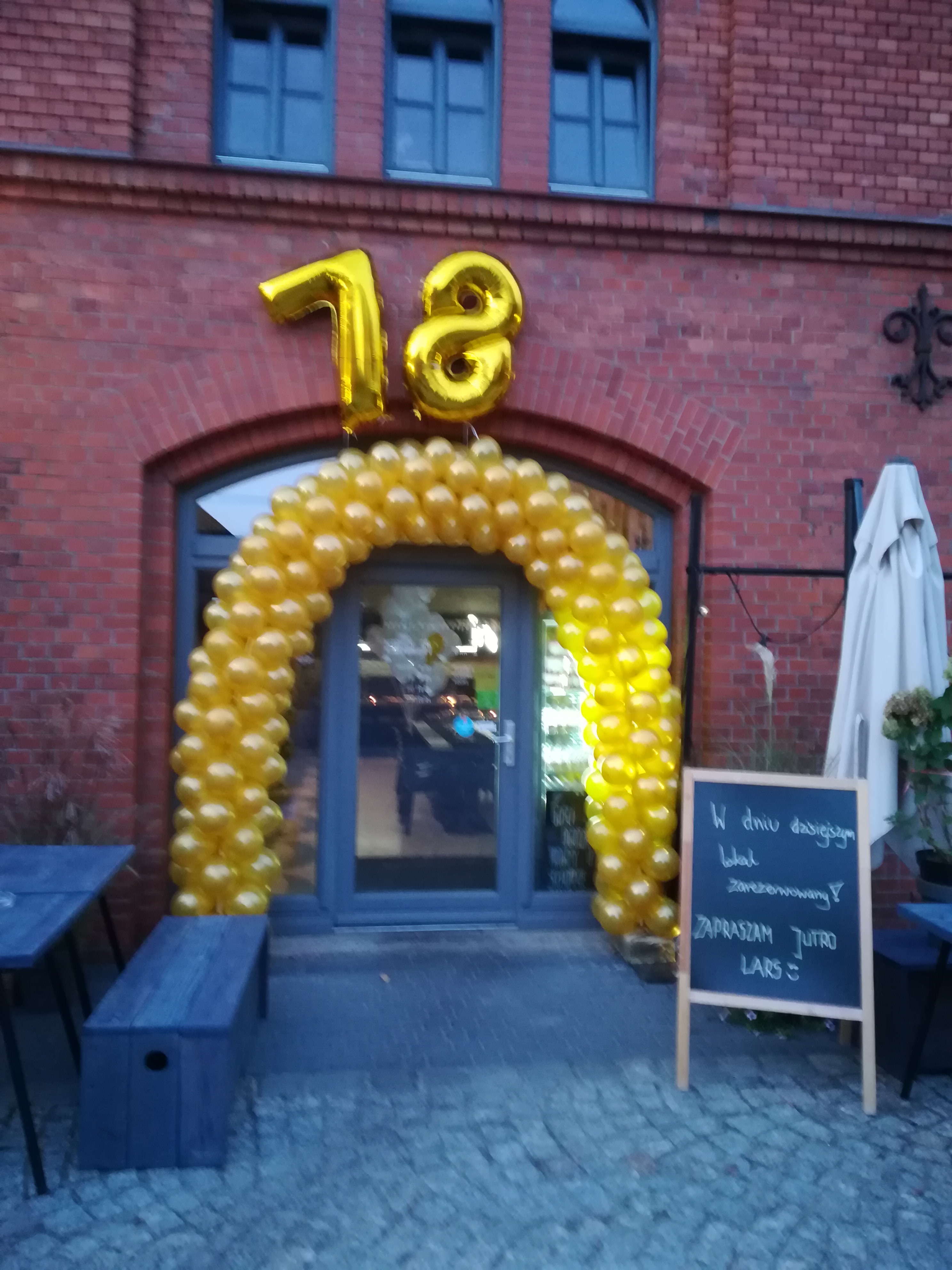 Brama z balonów 18
